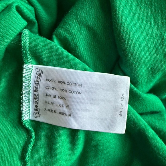 Chrome Hearts Green Shirt with Black Logo - Picture 5 of 7